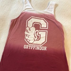 Harry Potter gryffindor medium tank top